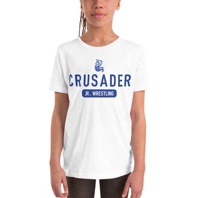 Crusader Jr. Wrestling 2 Youth Short Sleeve T-Shirt