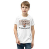 Clay Center Community HS Wrestling White Youth Staple Tee