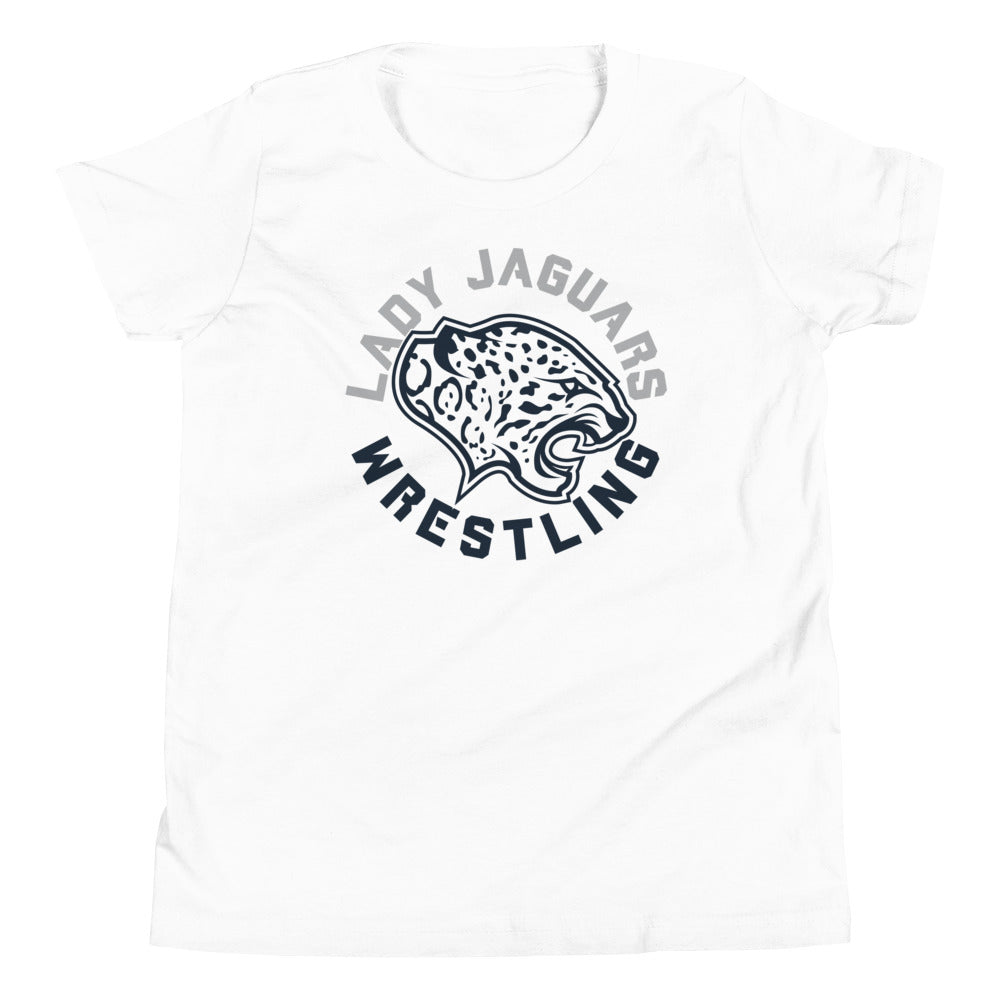 Mill Valley Lady Jaguars White Youth Staple Tee
