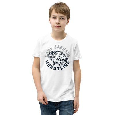 Mill Valley Lady Jaguars White Youth Staple Tee