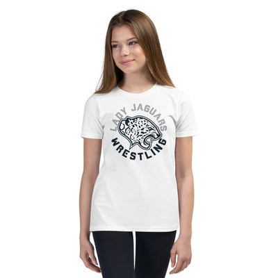 Mill Valley Lady Jaguars White Youth Staple Tee