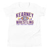 Kearney Wrestling Girls State Champs White Youth Staple Tee