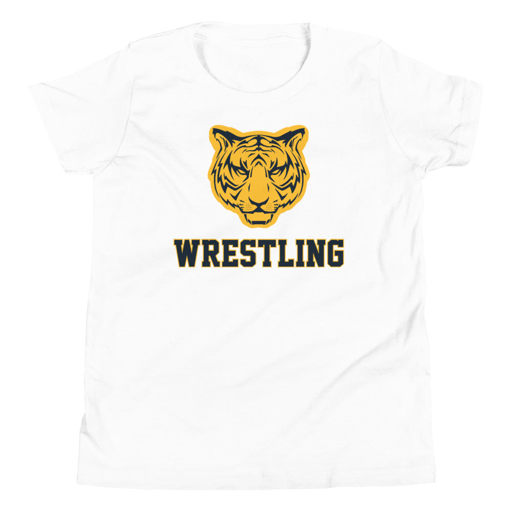 Burlington-Edison HS Wrestling Tiger  Youth Staple Tee
