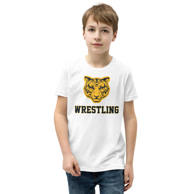 Burlington-Edison HS Wrestling Tiger  Youth Staple Tee