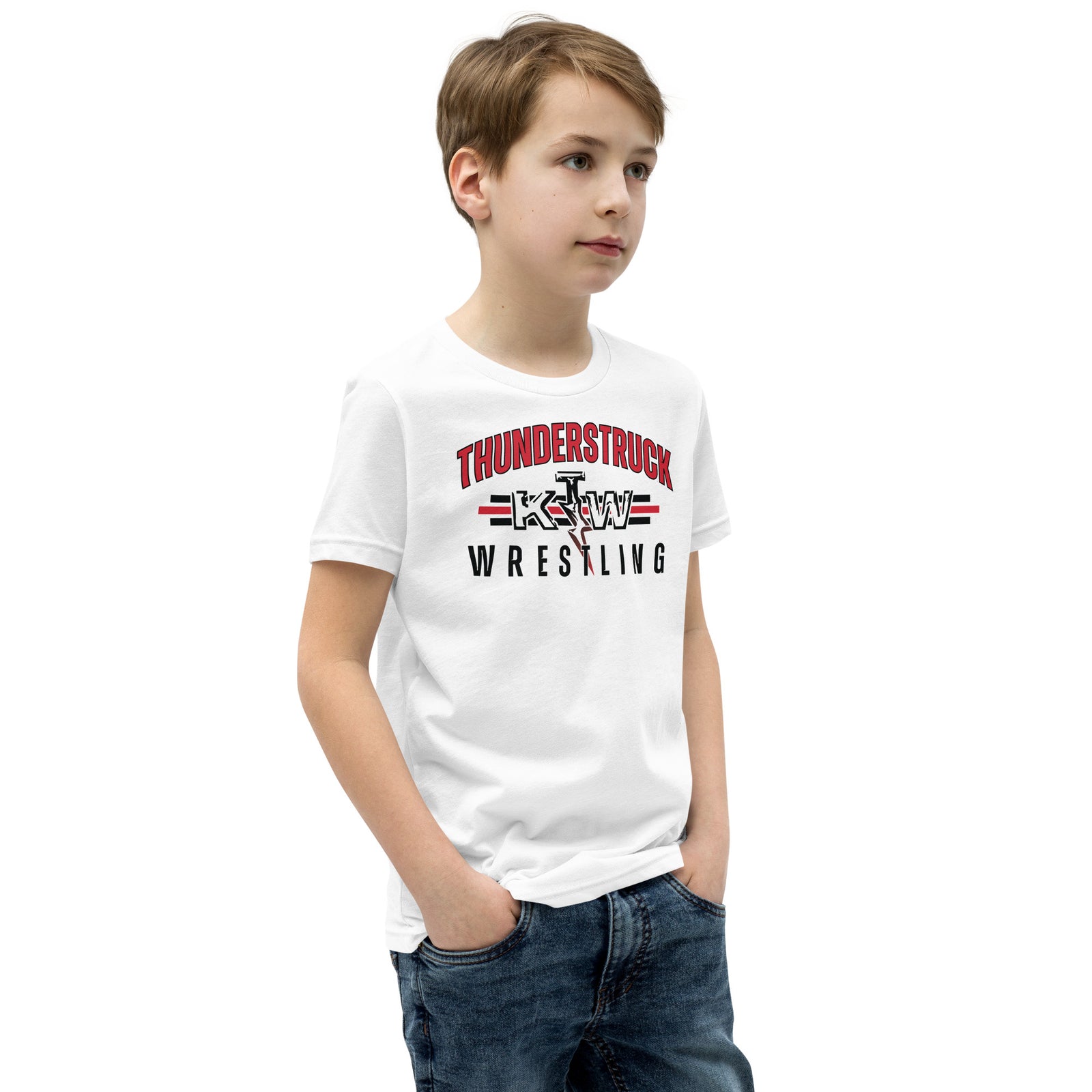 KTW Kansas Thunderstruck Wrestling Youth Staple Tee
